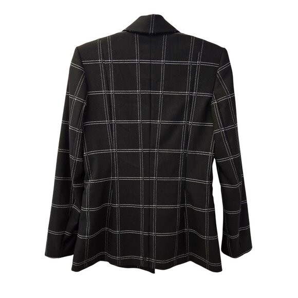 Kookai Plaid Double Breasted Blazer Jacket Size EU 38/US Small - Picture 2 of 7